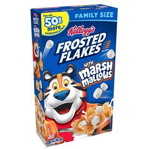 Kellogg's Frosted Flakes Cereal Marshmallow 24oz – Walmart Inventory ...