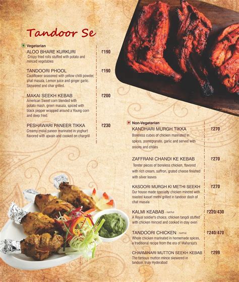Menu at Nandhana Palace - Andhra Style - New Bel Road, Bengaluru, First ...