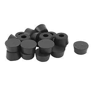 ELECTROPRIME Rubber Cabinet Amplifier Speaker Feet Pad Base 25mm x 12mm ...