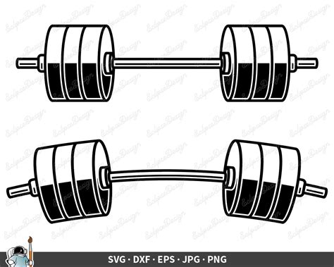 Bar Weights Clipart