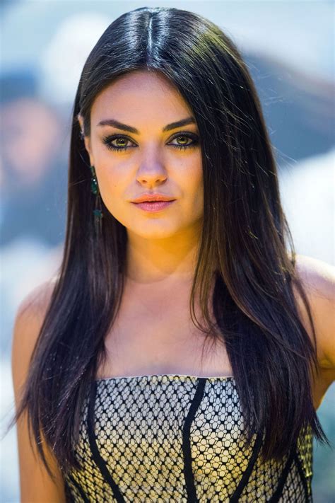 Mila Kunis - HarpersBAZAAR.com - cool toned and almost black Pretty ...