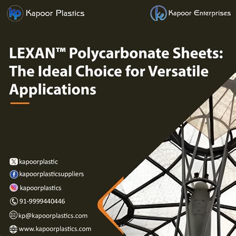 Lexan Polycarbonate Sheets: The Ideal Choice for Versatile Applications