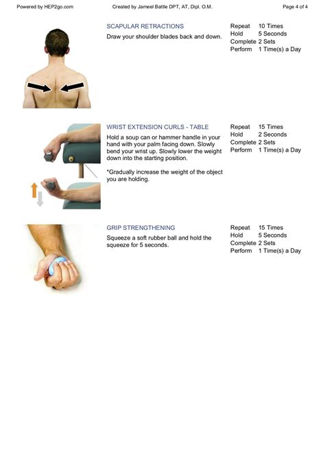 Home Exercise Program for Carpal Tunnel Syndrome — IHSM