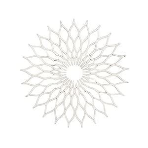 Maurya Art India Handicrafted Brass Wall Art for Home Decor (White ...