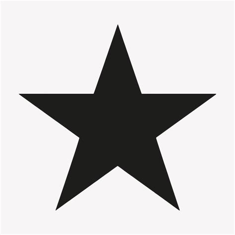 Bold black star symbol design | Premium AI-generated vector