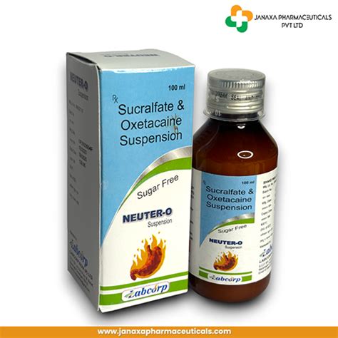 NEUTER-O Suspension Janaxa Pharmaceuticals Pvt. Ltd.