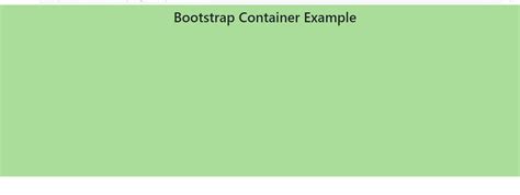 Bootstrap 5 Tutorial Container 的图像结果