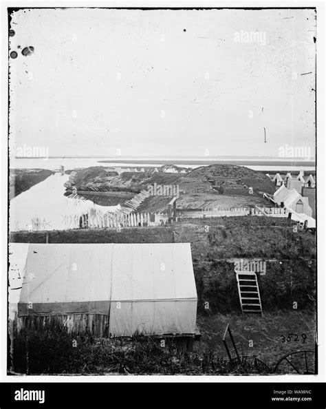 Charleston, South Carolina (vicinity). View from south parapet of Fort ...