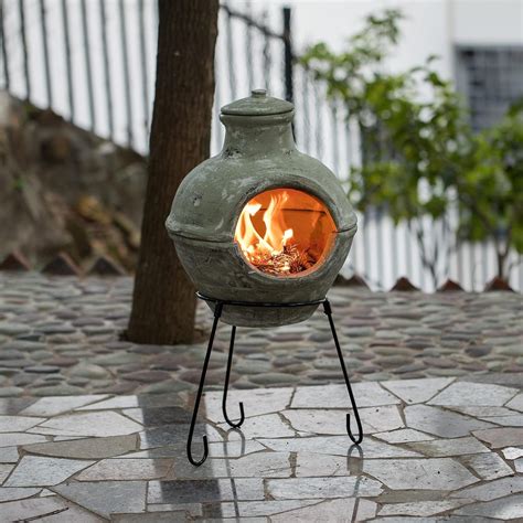 Small Red and Grey Fire Pit Review - Grill Offers