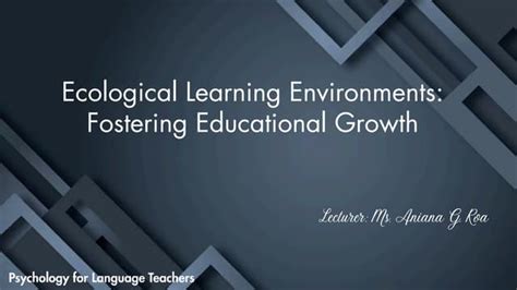 Image result for Ecological Approach to Learning