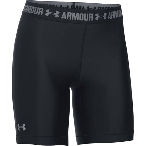 Under Armour Womens HeatGear Armour Compression Shorts - Black ...