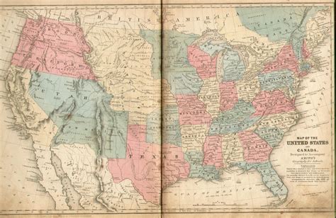 Map Usa 1850