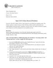 Image result for Topic 2 GCU Library Research Worksheet