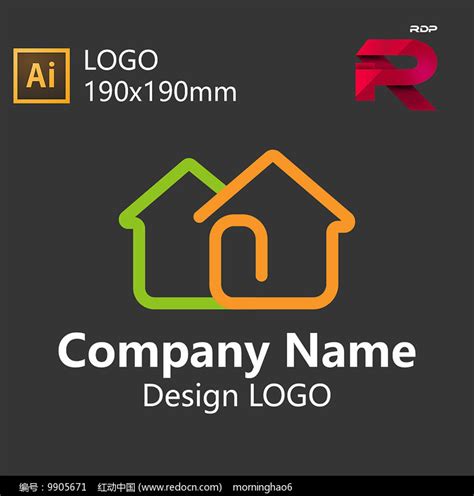 房地产logo设计标志设计|Graphic Design|Logo|啊圆_Original作品-站酷ZCOOL