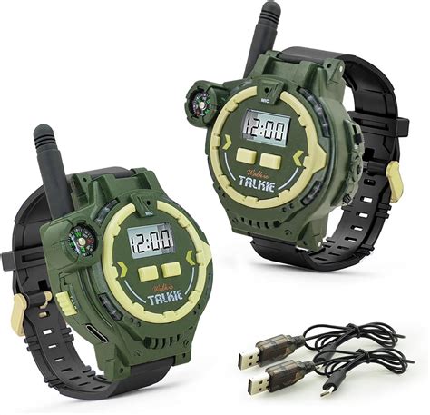 Rechargeable Walkie Talkies Watches for Kids, Two Way Radio Walky Talky ...
