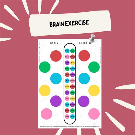 Color Challenge Brain Exercise – Fun Cognitive Boost (Digital Download