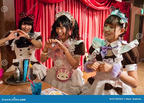 Maid Cafe in Akihabara, Tokyo, Japan Editorial Stock Image - Image of ...