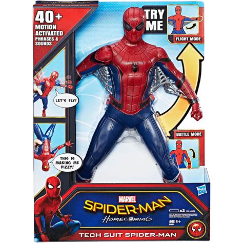 Figurine Spider-Man Homecoming Marvel Tech Suit - 38 cm Toys | fr.zavvi