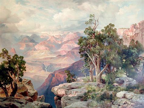 Thomas Moran | Thomas moran, Road painting, Hudson river school