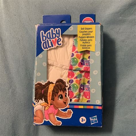 Baby Alive Doll Diapers Packs of 4 Refill New | eBay