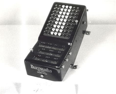 Image result for Burroughs Check Writing Machine