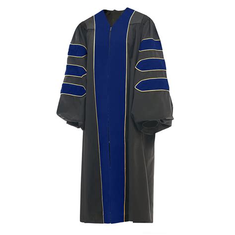 CA Graduation Deluxe Doctoral Graduation Gown / PhD Gown / Doctoral Regalia for Professor or ...