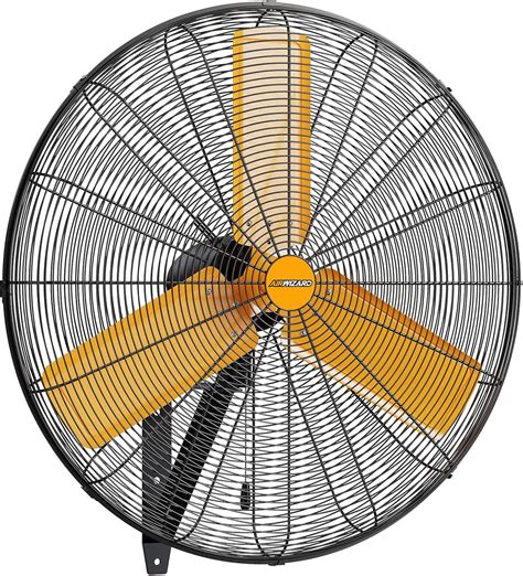 Amazon.com: AIRWIZARD 24 inch Oscillating High Velocity Wall Mount Fan ...