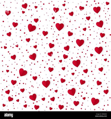 Vector pattern with heart hi-res stock photography and images - Alamy