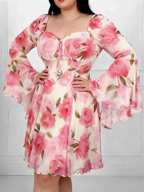 Plus Size Tie Up A-Line Dress | Savana | Bestsellers