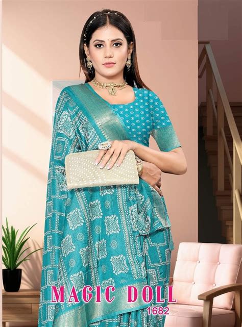 Magic Doll 1682 Dola Printed Saree Collection