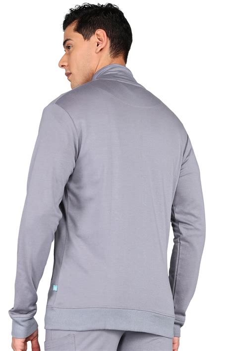 Order Medical Men's Grey Scrub Jacket Online - Supermedic – SUPERMEDIC®