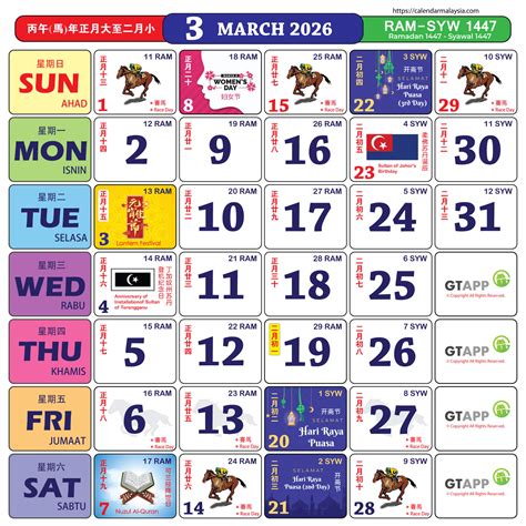 Year 2026 Public Holidays Malaysia 2026 Holidays And Celebrations