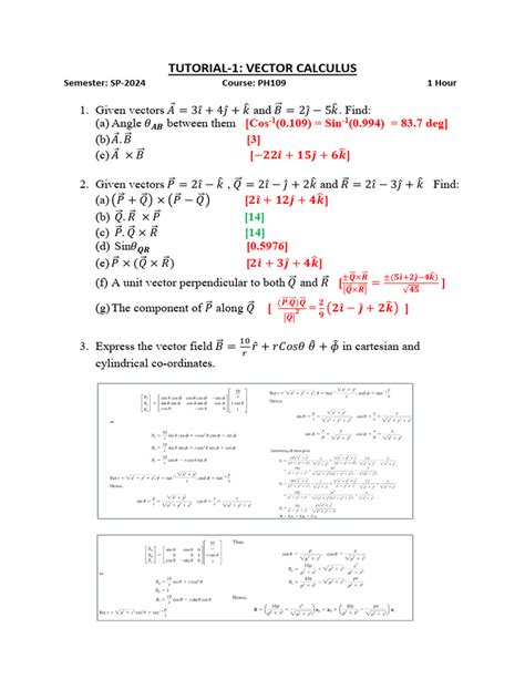 Vector Calculus Tutorials 的图像结果