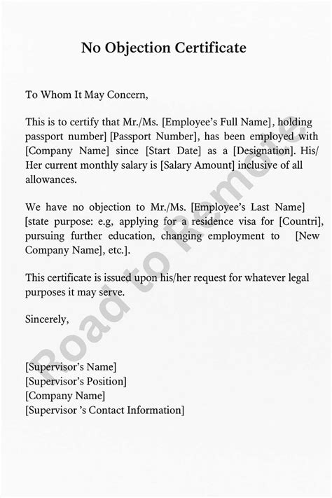 What is a No Objection Certificate (NOC) in the UAE? A Simple Guide ...