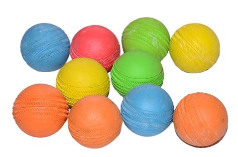 CE Rhino Rubber Cricket Stumper Ball, (Multicolored) Full Size (4 ...