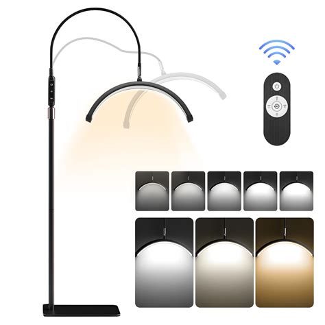 JCOTTON Lash Light, LED Floor Lamp, Reading Floor Lamp, Adjustable ...