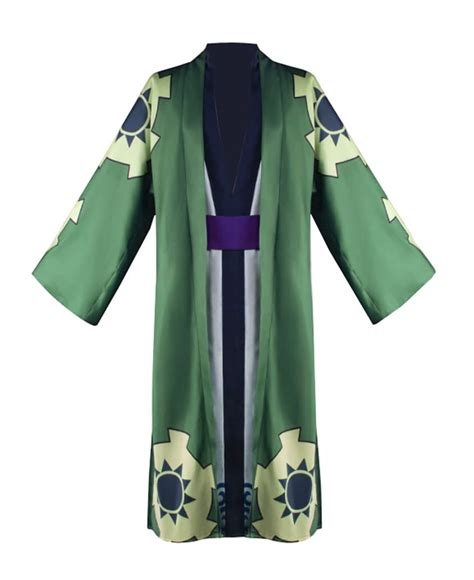Boermeeroronoa Zoro Cosplay Costume Kimono One Pieces Wano Country ...