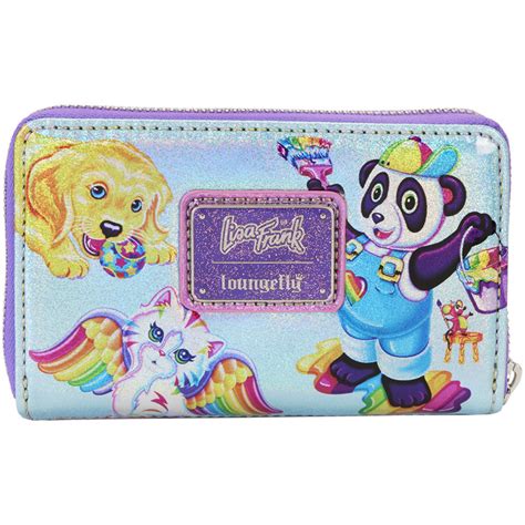 Loungefly x Lisa Frank Glitter Colour Block Wallet – GeekCore