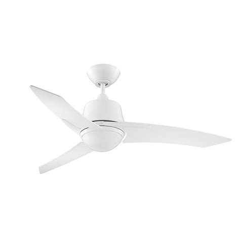 Kendal Lighting Scimitar 44-in White Indoor Ceiling Fan with Light and ...