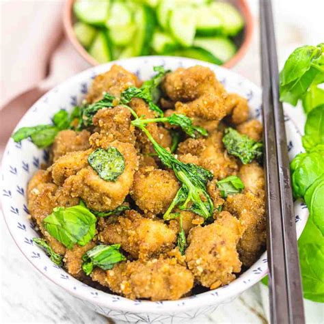 Low Carb Taiwanese Popcorn Chicken Recipe - Low Carb No Carb
