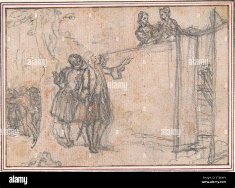 Study for "On Liberty," etched vignette in "Songs in the Opera of Flora ...
