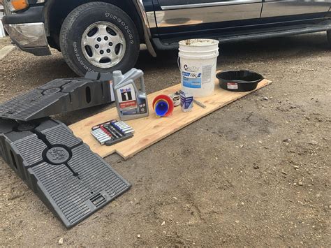 Auto Ramps For Oil Change