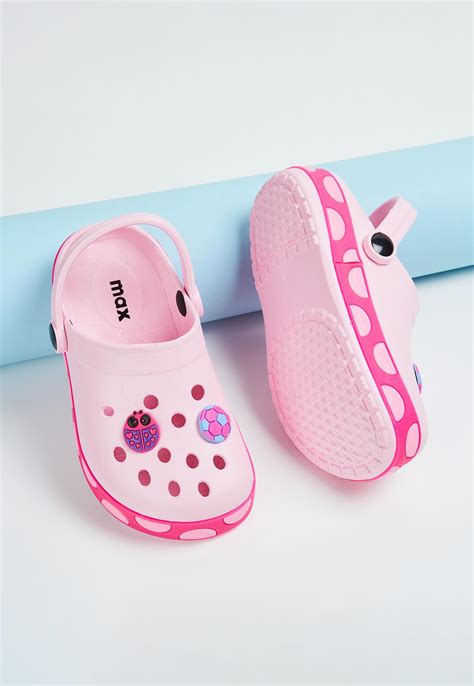 Buy Girls Charm-Detailed Clogs with Pivoting Strap Online at just Rs ...