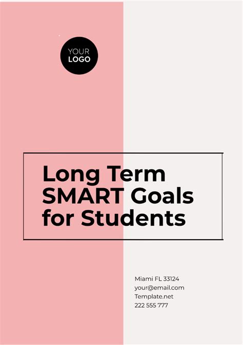 Image result for Long-Term Smart Goals Examples