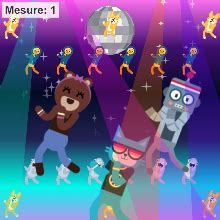 Code.org New Dance Lab Project 的图像结果