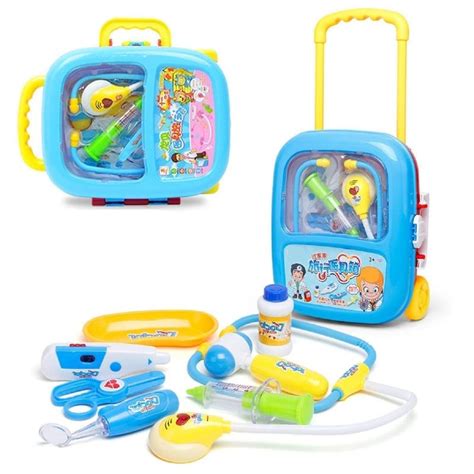 KTRS ENTERPRISE Doctor Set Suitcase for Baby Doctor Trolley Toy ...