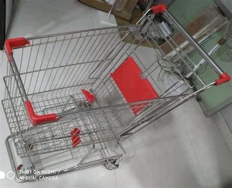 Supermarket Trolley and Basket - Mild Steel Power Coated Shopping ...