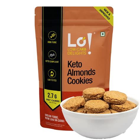 Lo! Low Carb Delights - Almond Keto Cookies (200g) | All New ...