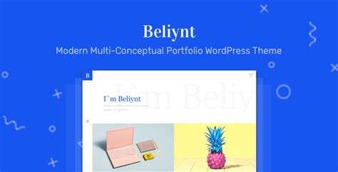 beliynt lite modern multi conceptual portfolio theme