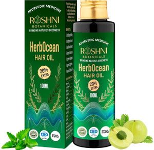 Herb Ocean Premium Ayurvedic Hair Oil for Hair Fall Control, Anti ...